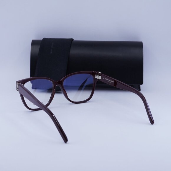 Final Price! Saint Laurent SLM33 006 Burgundy Eyeglasses 53mm main image 8